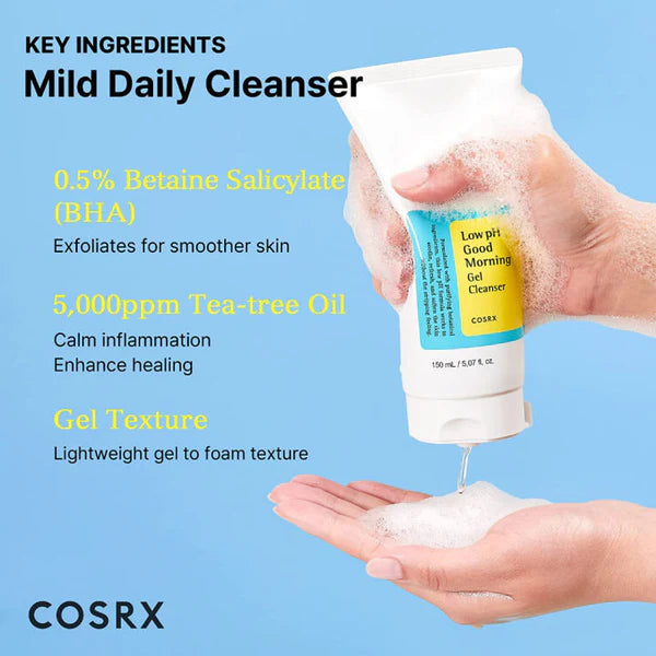 COSRX Low pH Good Morning Gel Limpiador, 150 ml