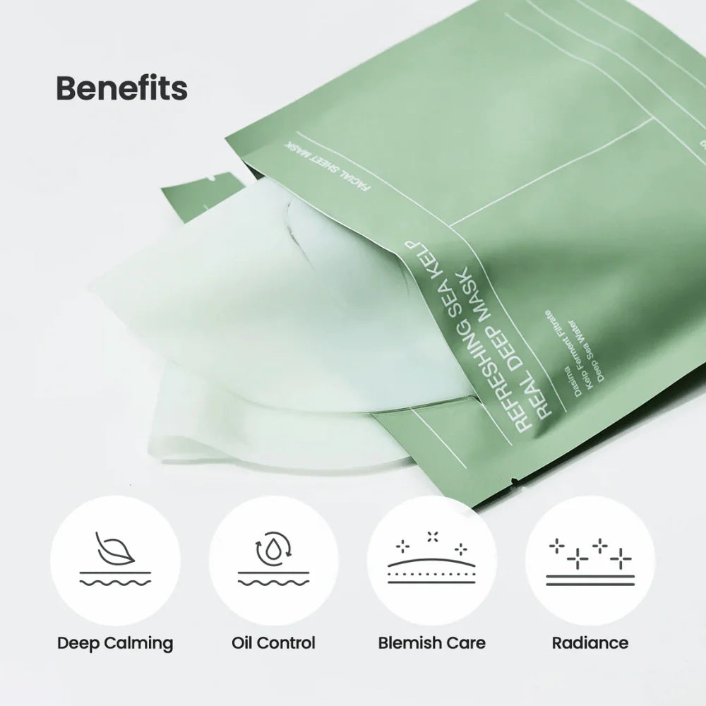 Biodance Mascarilla Real Profunda Refrescante de Algas Marinas